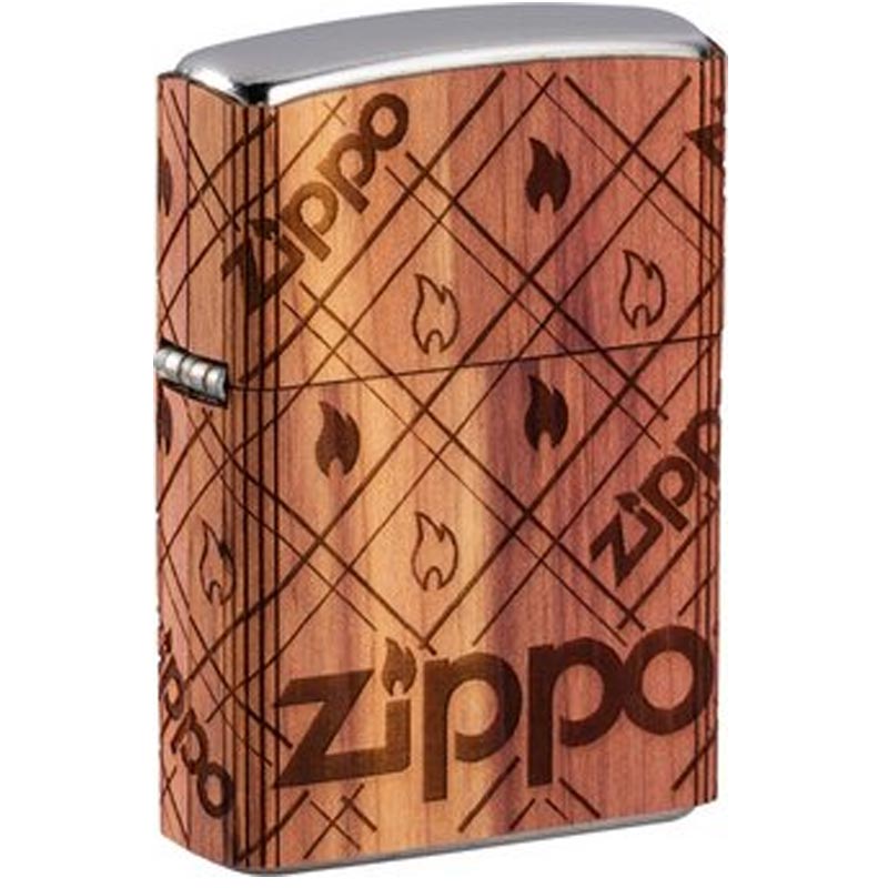 ZIPPO-steet-cr.-Cedar-Emblem-ummatelt-Flames-60005672 ZIPPO Cedar Emblem ummatelt Flames 60005672 - Image 1