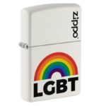 ZIPPO White Matte Rainbow Design 60006140