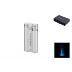 PORSCHE Flower Flame Lighter P3633 SILVER