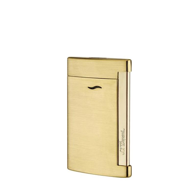golden-brushed-027711 Dupont SLIM 7 Golden Brushed 027711 - Image 1