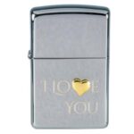 Zippo High Polished I LOVE YOU