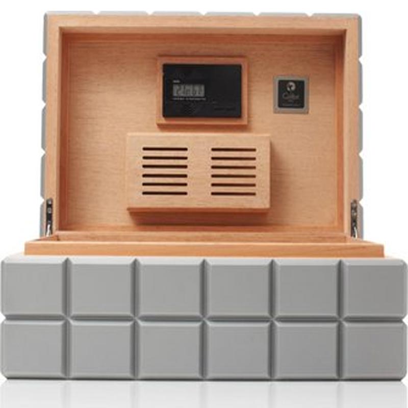 humidor-colibri-100 Humidor COLIBRI Desktop "Heritage" Grey 100x - Image 1