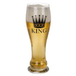 SET 2 Copos de Cristal KING and QUEEN