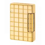 DUPONT "Initial" square gold color flint lighter 020801