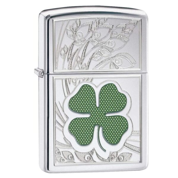 Zippo Trevo 4 Folhas Clover