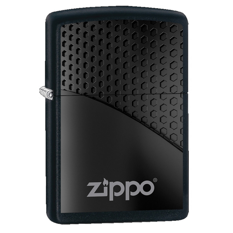 zippo-black-hexagon-design ZIPPO Black Hexagon Design 60005297 - Image 1